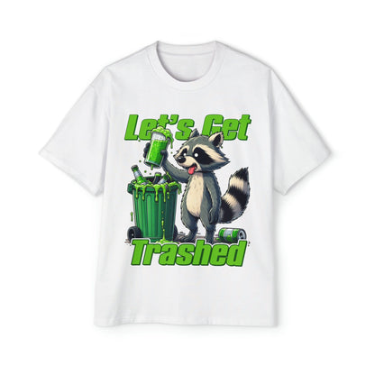 Lets Get Trashed Raccoon Oversized Tee Graphic Tees Australia Graphic T-Shirt Australia -  Cool Graphic T-Shirts Online -  Lets Get Trashed Raccoon Oversized Tee | Funny T-Shirts