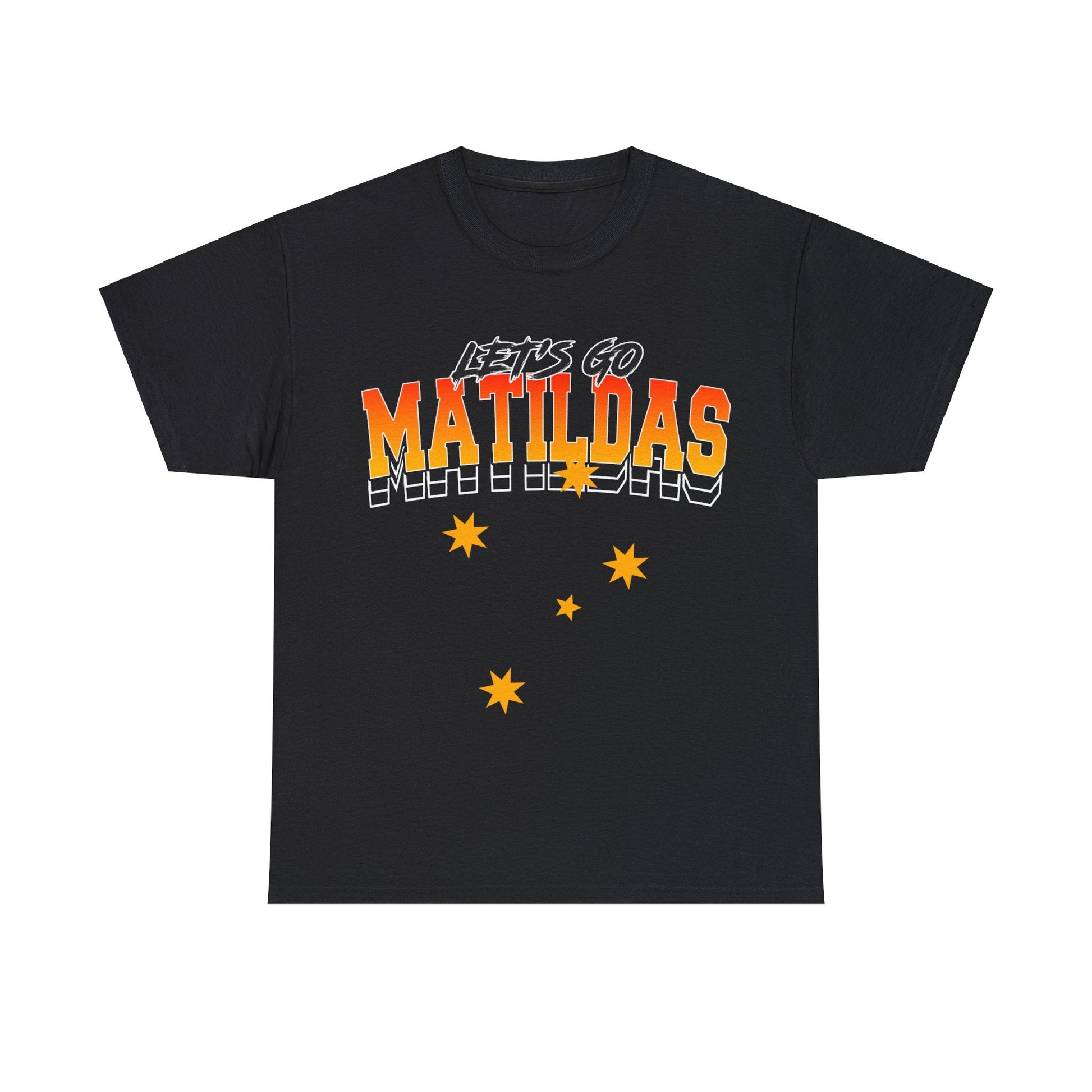 Lets Go Matildas Graphic Tees Graphic Tees Australia Graphic T-Shirt Australia -  Cool Graphic T-Shirts Online -  Lets Go Matildas T-Shirt | Matildas Graphic Tees Australia