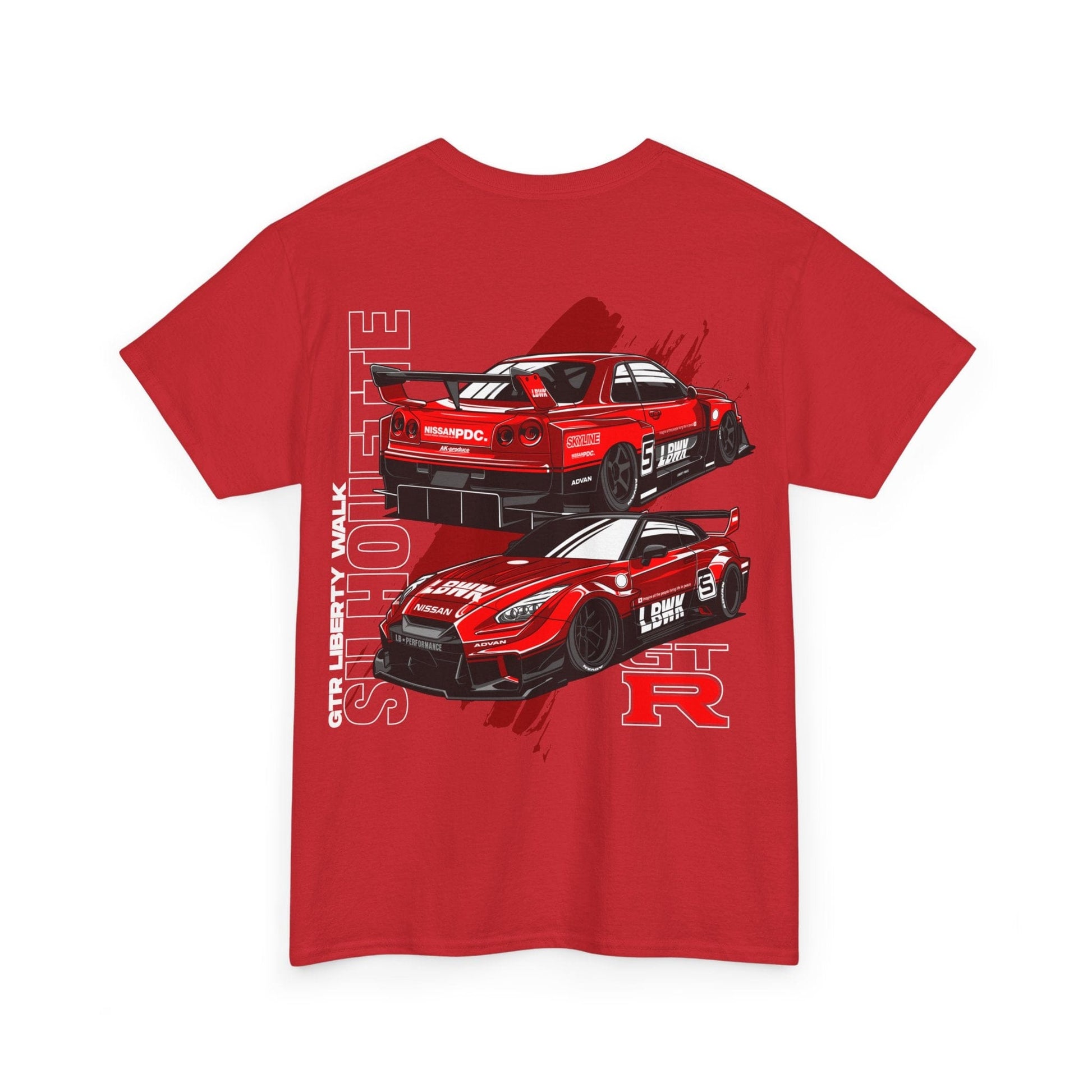 Liberty Walk GTR Silhouette Graphic Tee Graphic Tees Australia Graphic T-Shirt Australia -  Cool Graphic T-Shirts Online -  Liberty Walk GTR Silhouette T-Shirt | Performance Racewear Australia