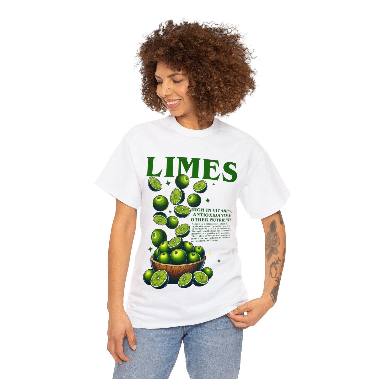 Limes Graphic Tee Graphic Tees Australia White / S Graphic T-Shirt Australia -  Cool Graphic T-Shirts Online -  Limes T-Shirt | Cool T-Shirts Online Australia