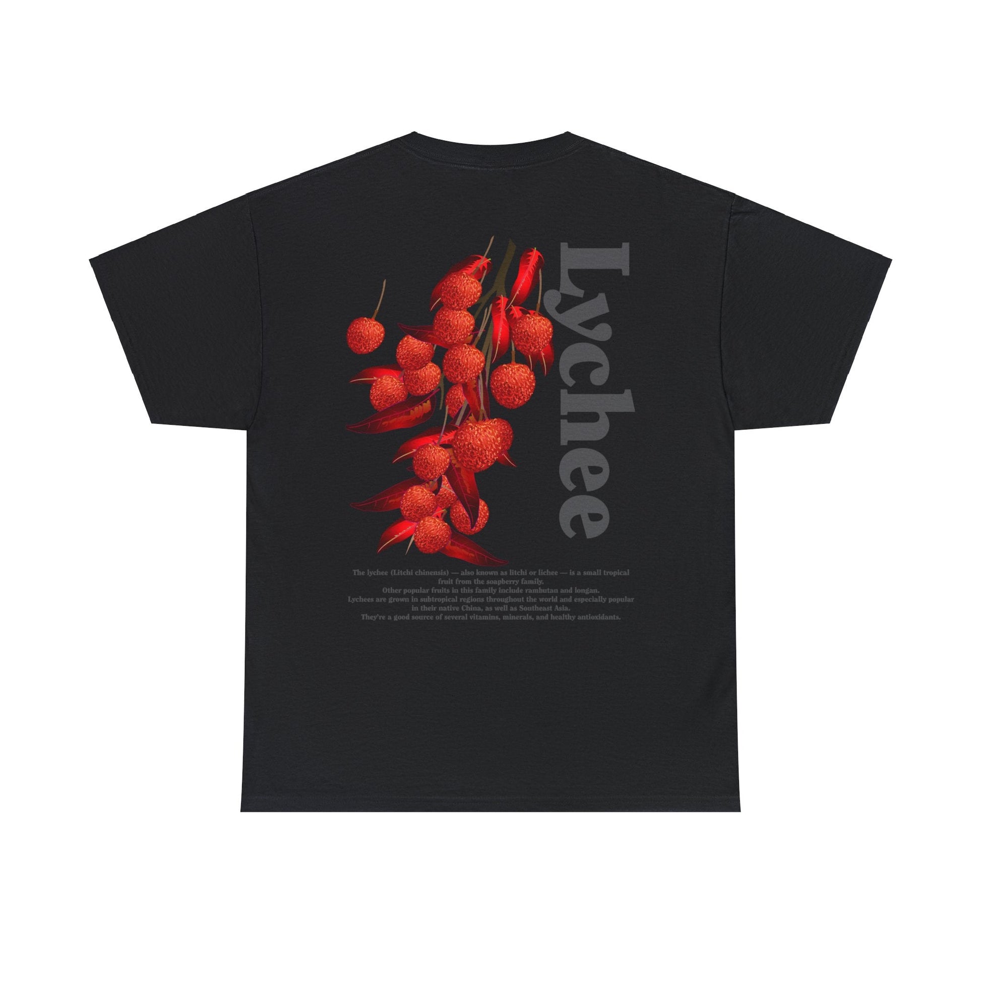 Lychee Graphic Tee Graphic Tees Australia Black / S Graphic T-Shirt Australia -  Cool Graphic T-Shirts Online -  Lychee T-Shirt | Funny Quirky T-Shirts Australia