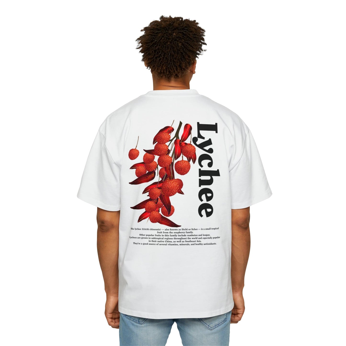 Lychee Oversized Tee Graphic Tees Australia Graphic T-Shirt Australia -  Cool Graphic T-Shirts Online -  Lychee Oversized Tee | Funny Quirky T-Shirts Australia