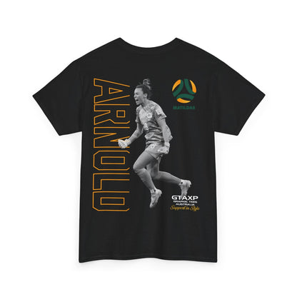 Mackenzie Arnold Matildas Duo Graphic Tee Graphic Tees Australia Graphic T-Shirt Australia -  Cool Graphic T-Shirts Online -  Mackenzie Arnold Matildas Duo T-Shirt | Matildas Merchandise