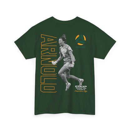 Mackenzie Arnold Matildas Duo Graphic Tee Graphic Tees Australia Graphic T-Shirt Australia -  Cool Graphic T-Shirts Online -  Mackenzie Arnold Matildas Duo T-Shirt | Matildas Merchandise