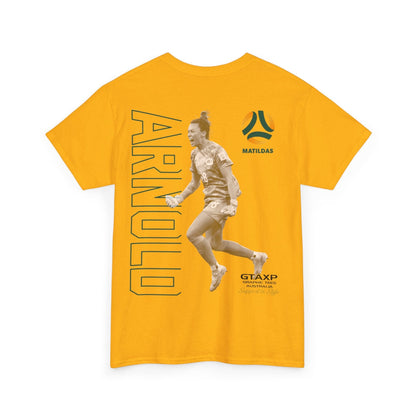 Mackenzie Arnold Matildas Duo Graphic Tee Graphic Tees Australia Graphic T-Shirt Australia -  Cool Graphic T-Shirts Online -  Mackenzie Arnold Matildas Duo T-Shirt | Matildas Merchandise