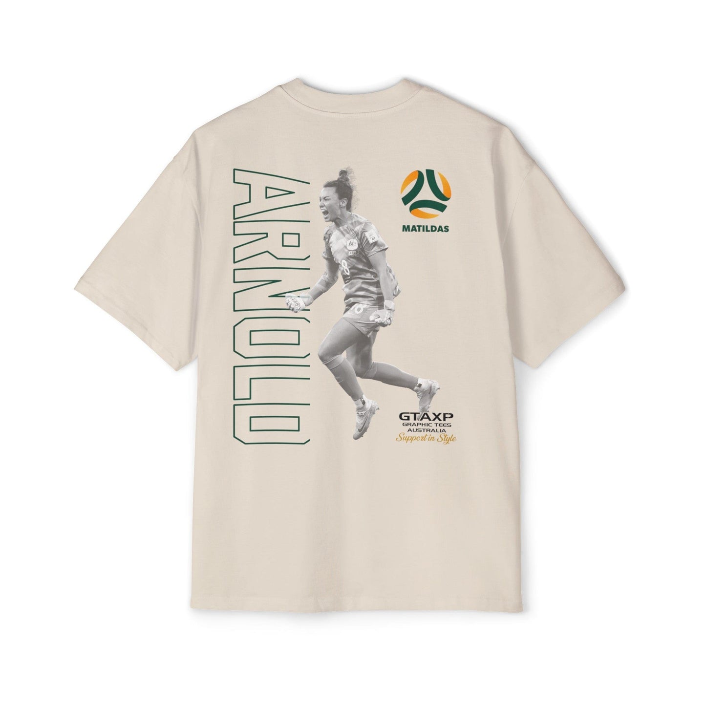 Mackenzie Arnold Matildas Duo Oversized Tee Graphic Tees Australia Graphic T-Shirt Australia -  Cool Graphic T-Shirts Online - 