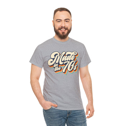 Made In The 70s Graphic Tee Graphic Tees Australia Sport Grey / S Graphic T-Shirt Australia -  Cool Graphic T-Shirts Online -  Made In The 70s T-Shirt | Vintage T-Shirts Australia