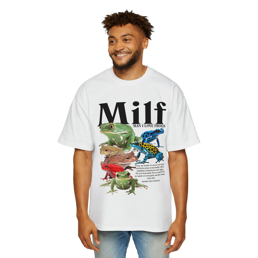 Man I Love Frogs Oversized Tee Graphic Tees Australia Graphic T-Shirt Australia -  Cool Graphic T-Shirts Online - 