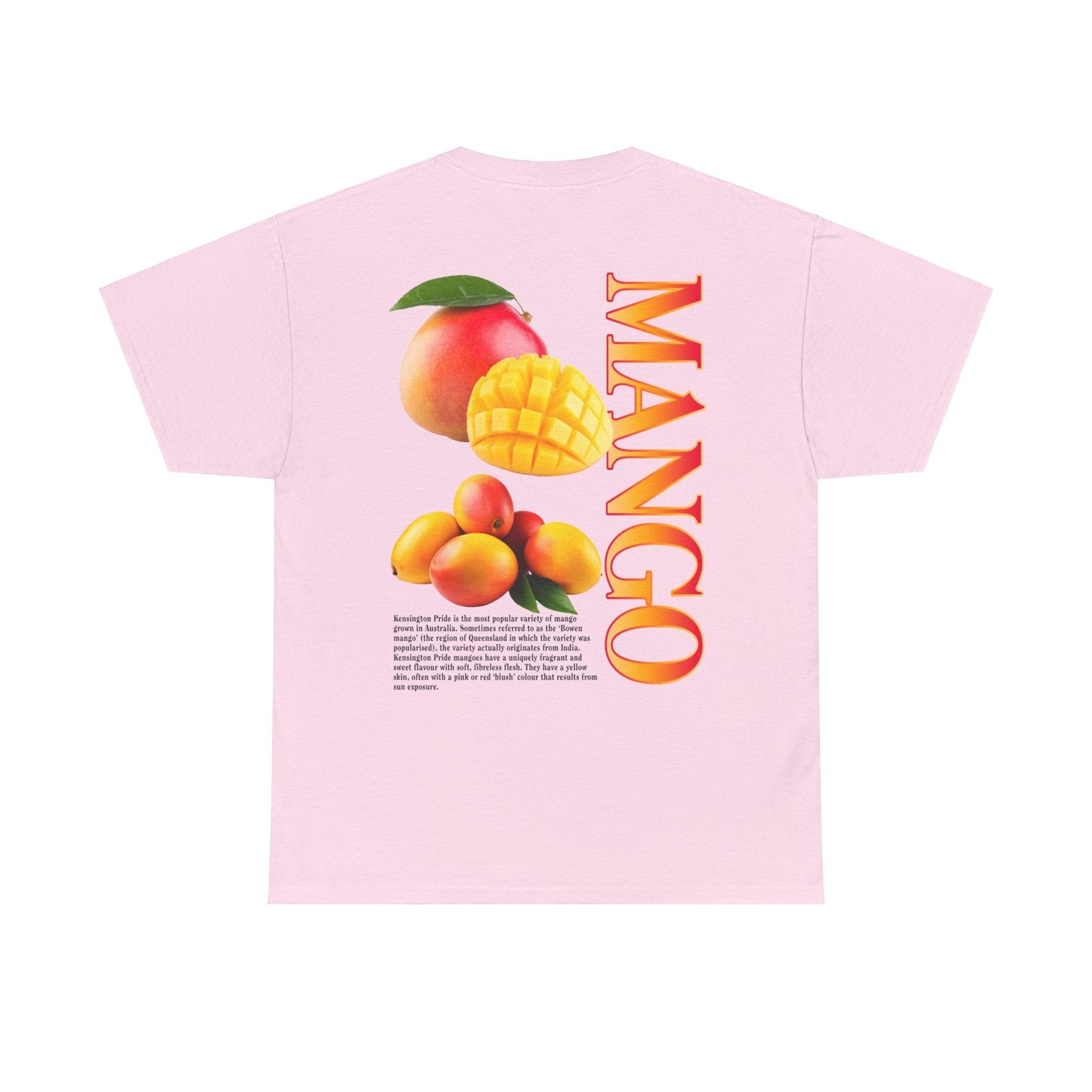 Mango Graphic Tee Graphic Tees Australia Light Pink / S Graphic T-Shirt Australia -  Cool Graphic T-Shirts Online -  Mango T-Shirt | Funny Quirky T-Shirts Australia