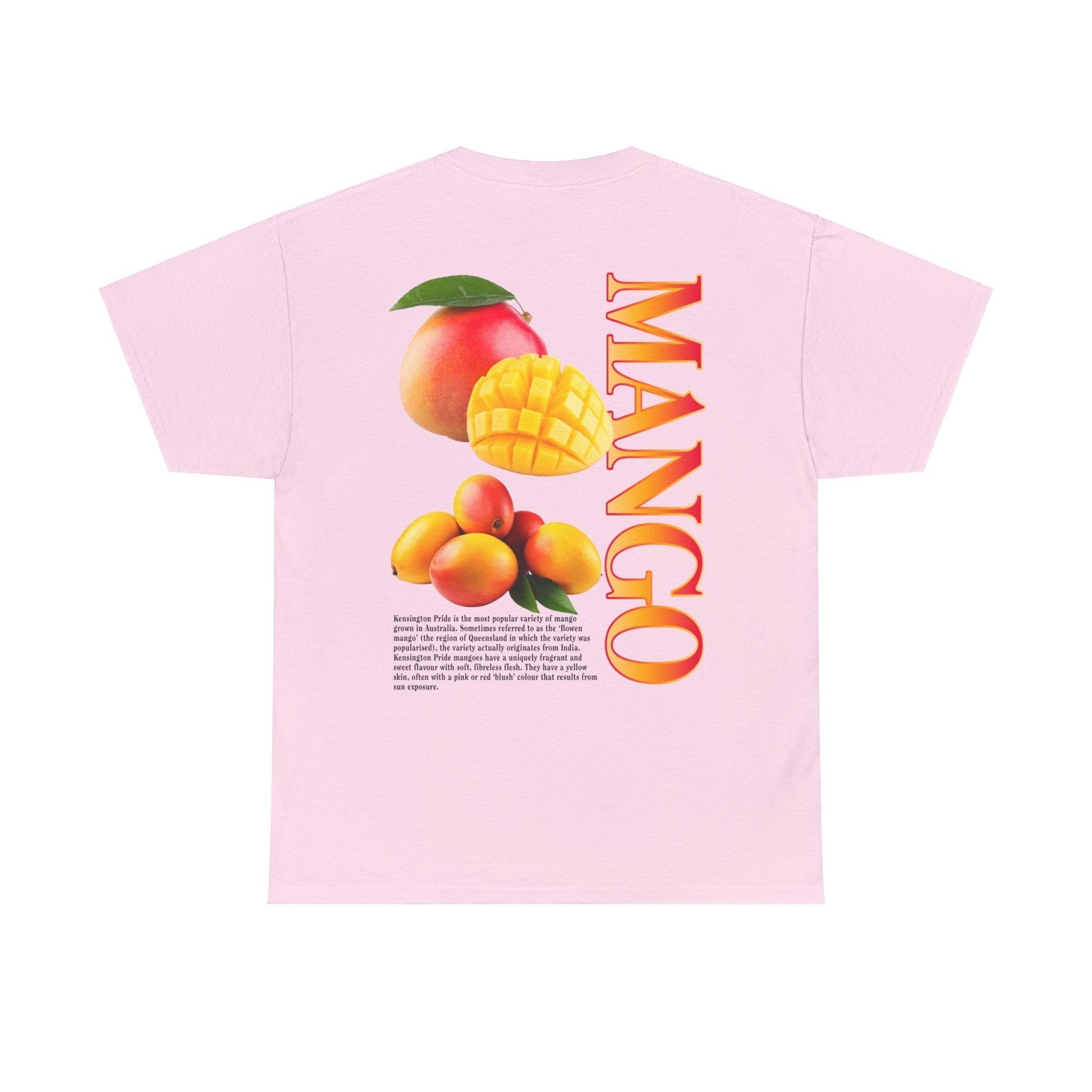 Mango Graphic Tee Graphic Tees Australia Light Pink / S Graphic T-Shirt Australia -  Cool Graphic T-Shirts Online -  Mango T-Shirt | Funny Quirky T-Shirts Australia