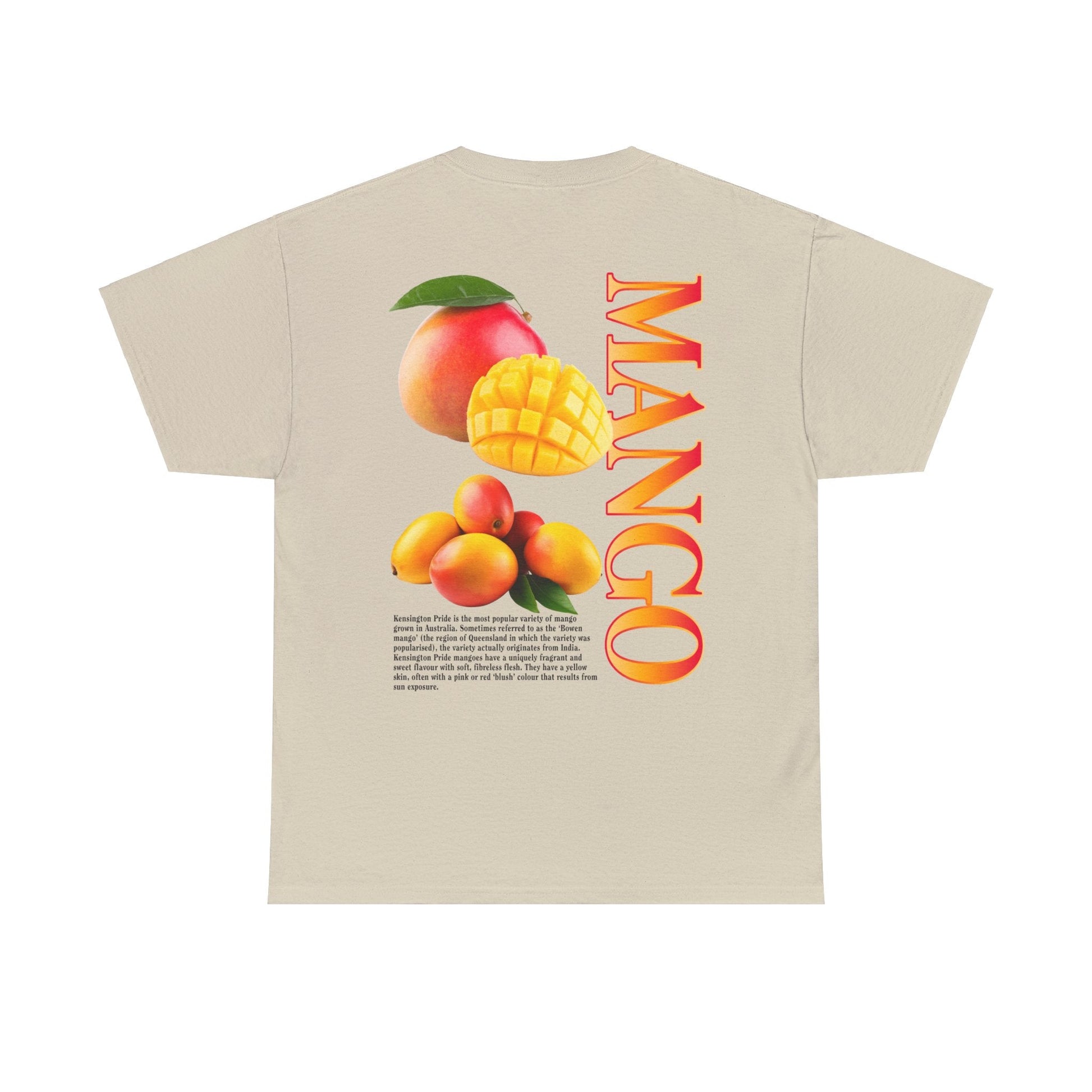 Mango Graphic Tee Graphic Tees Australia Sand / S Graphic T-Shirt Australia -  Cool Graphic T-Shirts Online -  Mango T-Shirt | Funny Quirky T-Shirts Australia