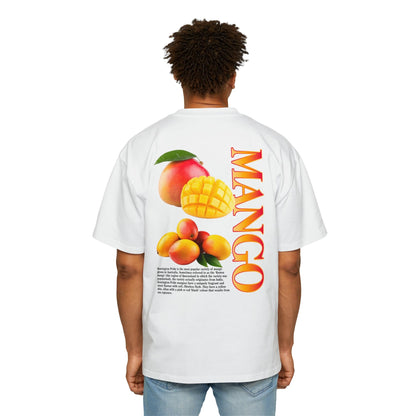 Mango Oversized Tee Graphic Tees Australia White / S Graphic T-Shirt Australia -  Cool Graphic T-Shirts Online -  Mango Oversized Tee | Fruit Graphic Tees Australia