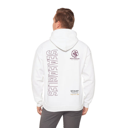 Manly Sea Eagles Duo Hoodie Printify White / S Graphic T-Shirt Australia -  Cool Graphic T-Shirts Online - 