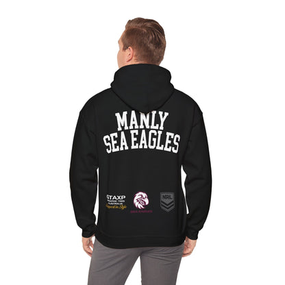 Manly Sea Eagles NRL Hoodie Printify Black / S Graphic T-Shirt Australia -  Cool Graphic T-Shirts Online - 