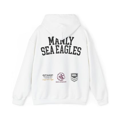 Manly Sea Eagles NRL Hoodie Printify Graphic T-Shirt Australia -  Cool Graphic T-Shirts Online - 