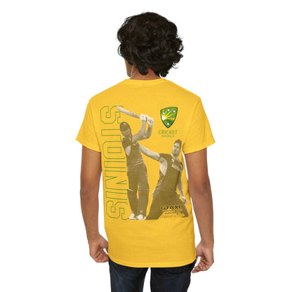 Marcus Stoinis T20 World Cup Graphic Tee Graphic Tees Australia Graphic T-Shirt Australia -  Cool Graphic T-Shirts Online -  Marcus Stoinis T20 World Cup T-Shirt | Cricket Tees Australia