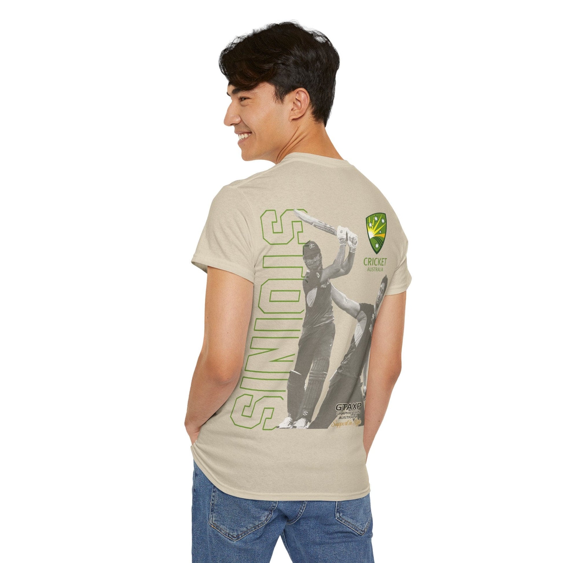 Marcus Stoinis T20 World Cup TShirt Printify Graphic T-Shirt Australia -  Cool Graphic T-Shirts Online - 