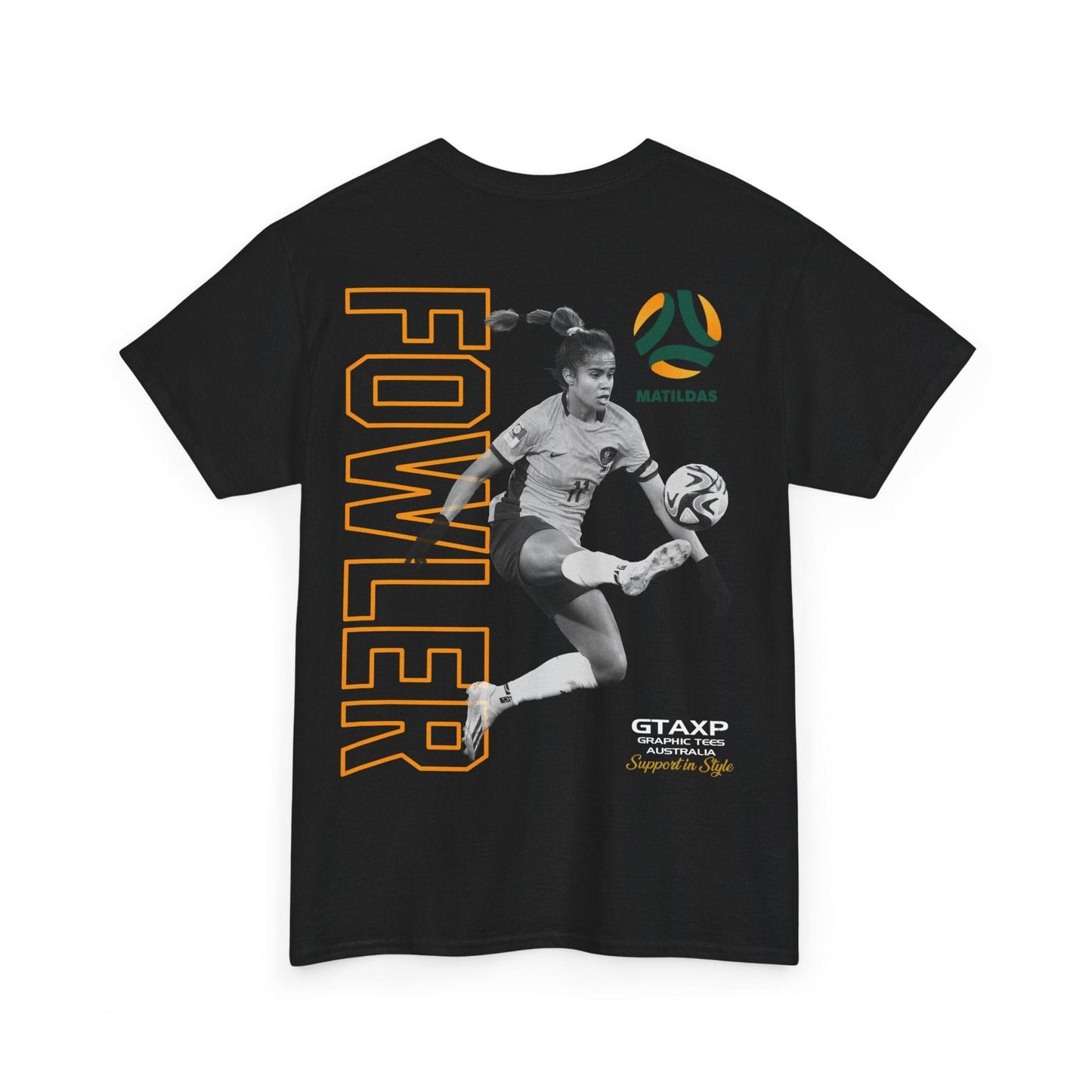 Mary Fowler Matildas Duo Graphic Tee Graphic Tees Australia Graphic T-Shirt Australia -  Cool Graphic T-Shirts Online -  Mary Fowler Matildas Duo T-Shirt | Australian Matildas Merchandise