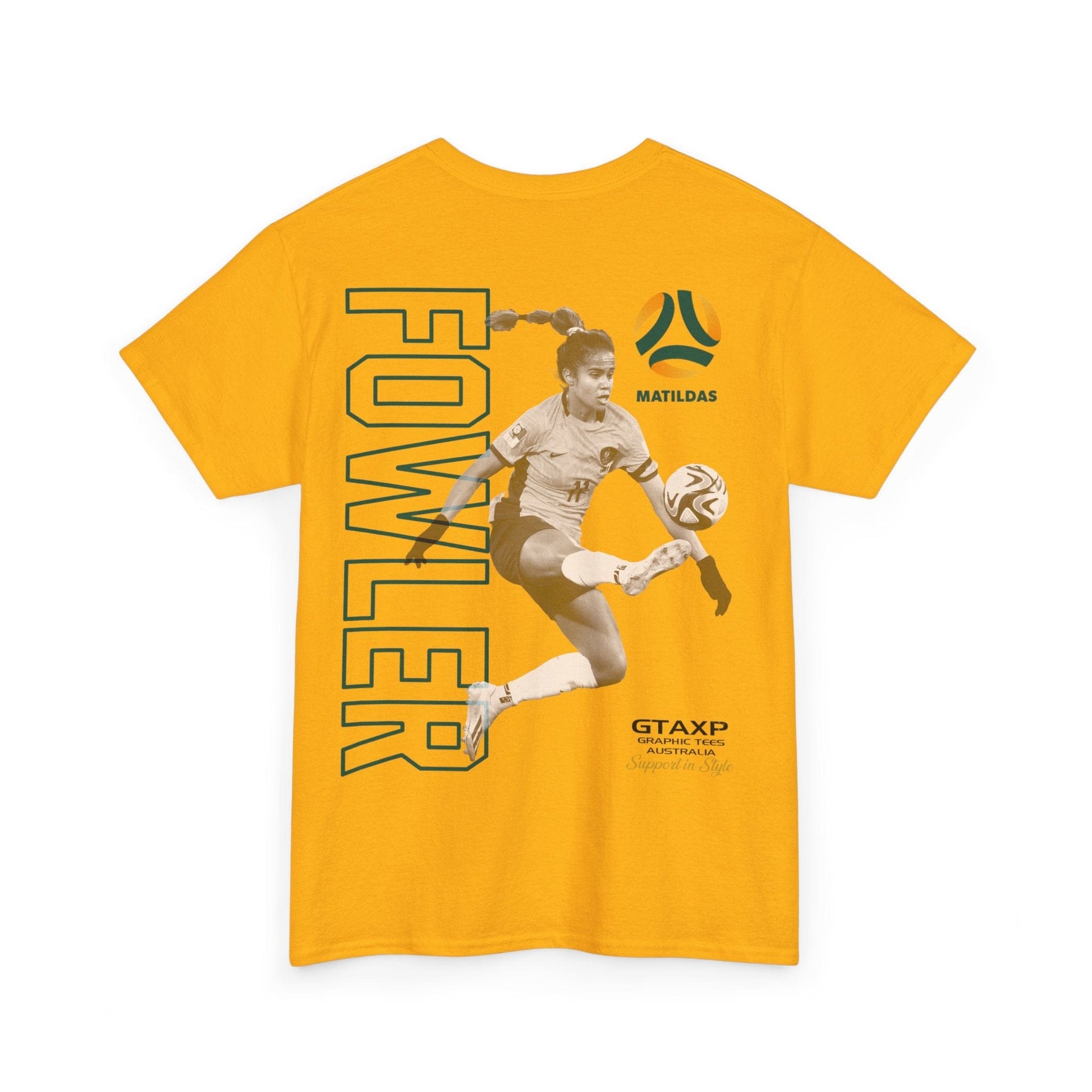 Mary Fowler Matildas Duo Graphic Tee Graphic Tees Australia Graphic T-Shirt Australia -  Cool Graphic T-Shirts Online -  Mary Fowler Matildas Duo T-Shirt | Australian Matildas Merchandise