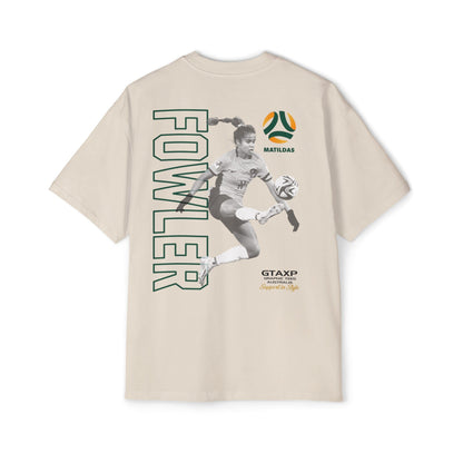 Mary Fowler Matildas Duo Oversized Tee Graphic Tees Australia Graphic T-Shirt Australia -  Cool Graphic T-Shirts Online -  Mary Fowler Matildas Duo Oversized Tee | Matildas Merchandise