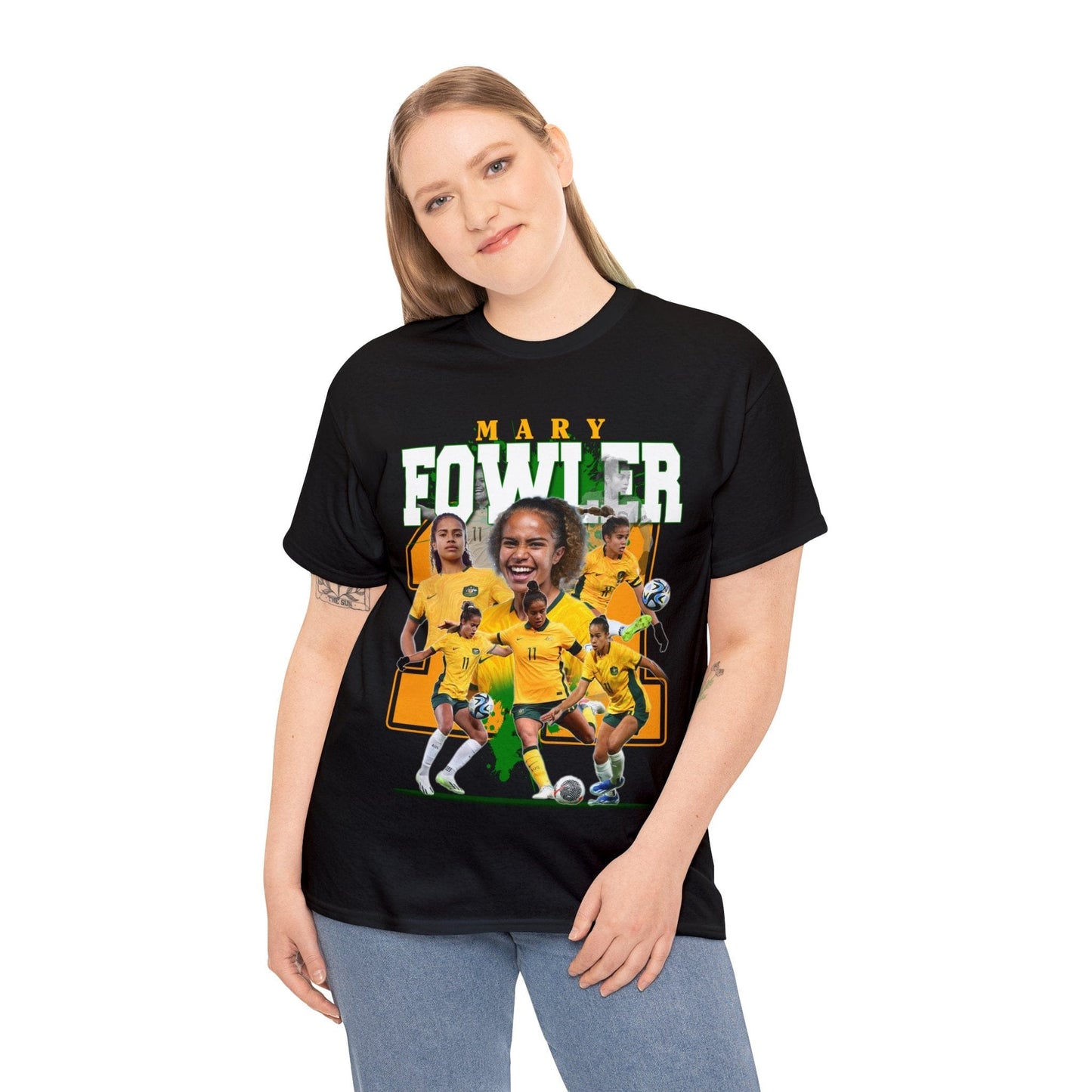 Mary Fowler Matildas Graphic Tee Graphic Tees Australia Graphic T-Shirt Australia -  Cool Graphic T-Shirts Online -  Mary Fowler Matildas T-Shirt | Matildas Supporters T-Shirts