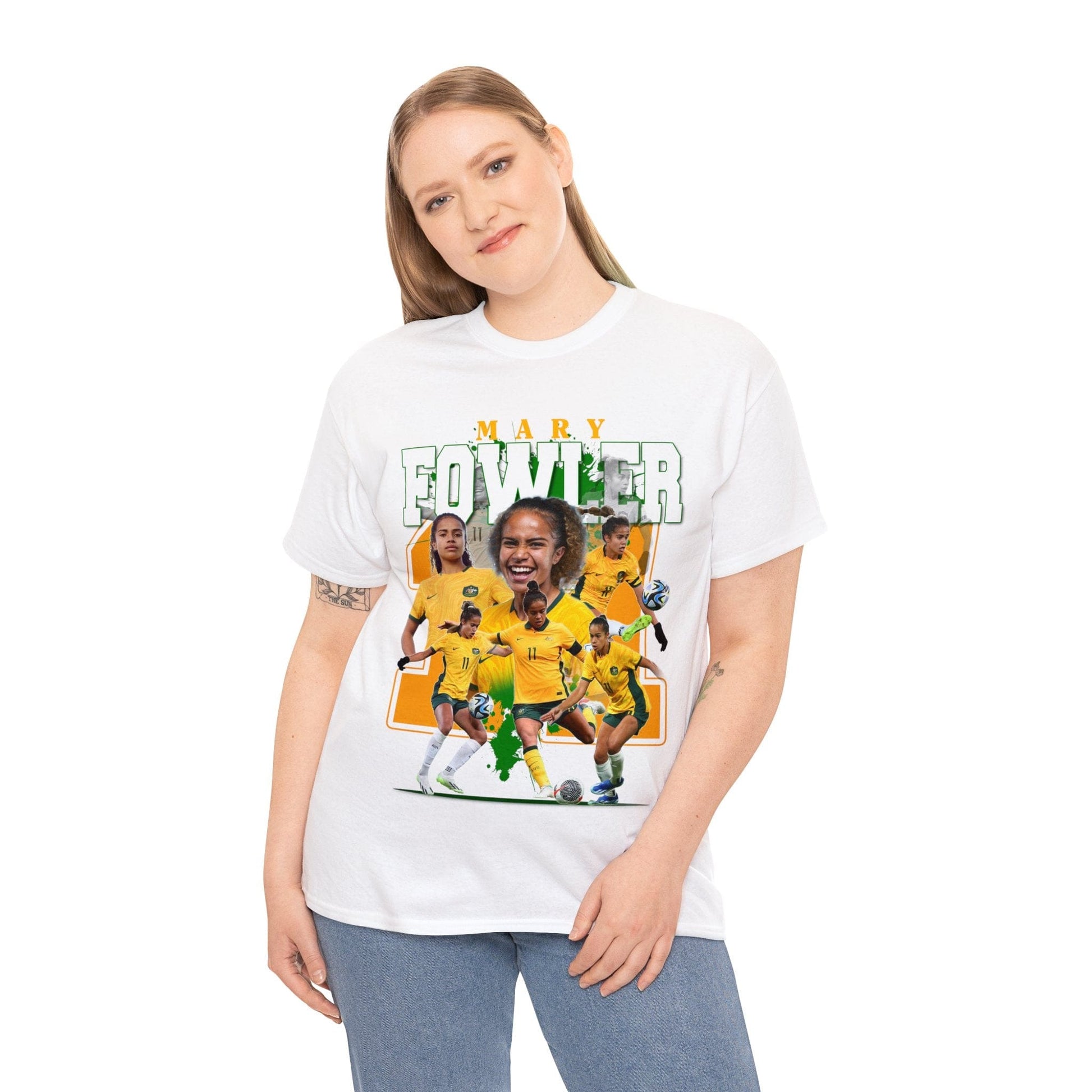 Mary Fowler Matildas Graphic Tee Graphic Tees Australia Graphic T-Shirt Australia -  Cool Graphic T-Shirts Online -  Mary Fowler Matildas T-Shirt | Matildas Supporters T-Shirts