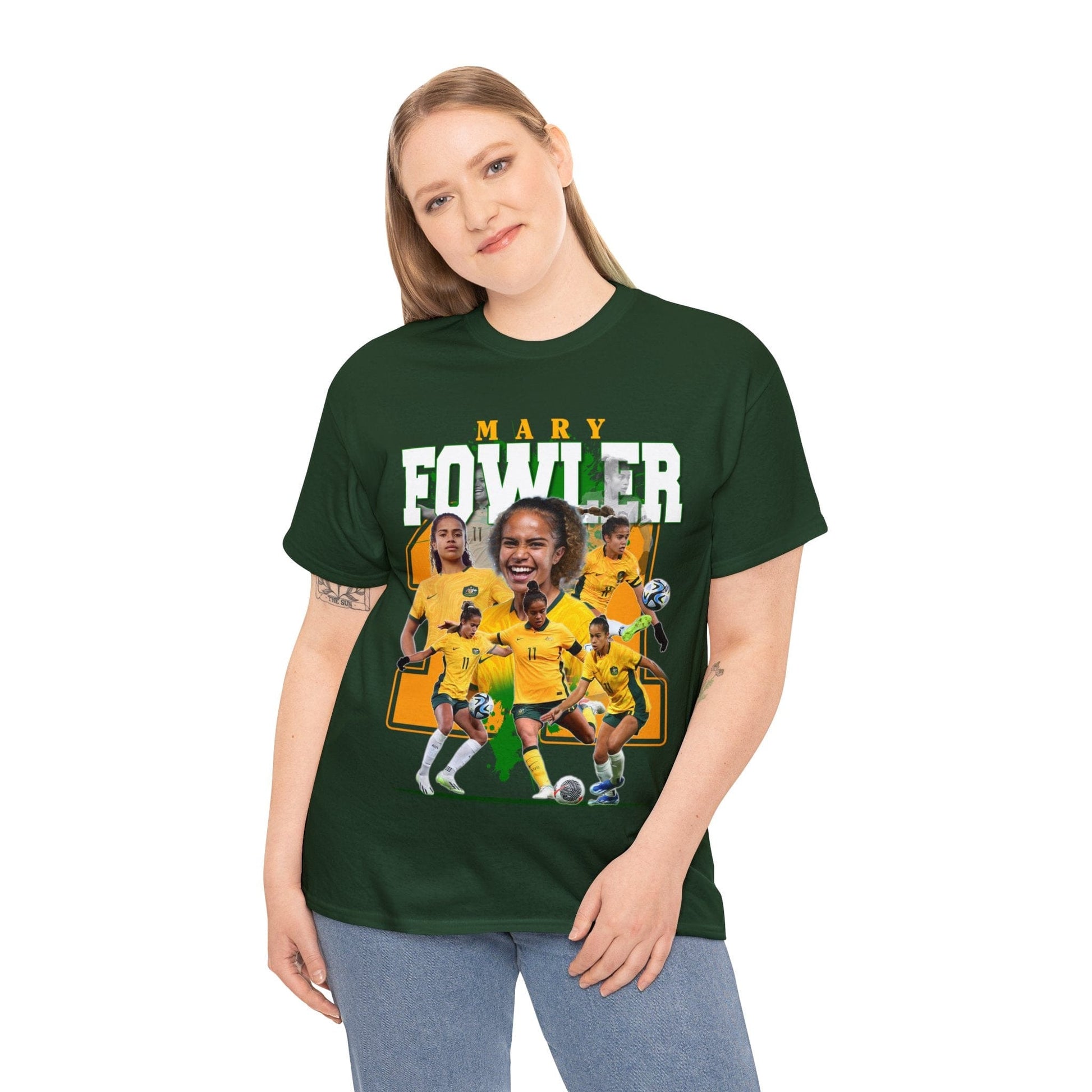 Mary Fowler Matildas Graphic Tee Graphic Tees Australia Graphic T-Shirt Australia -  Cool Graphic T-Shirts Online -  Mary Fowler Matildas T-Shirt | Matildas Supporters T-Shirts