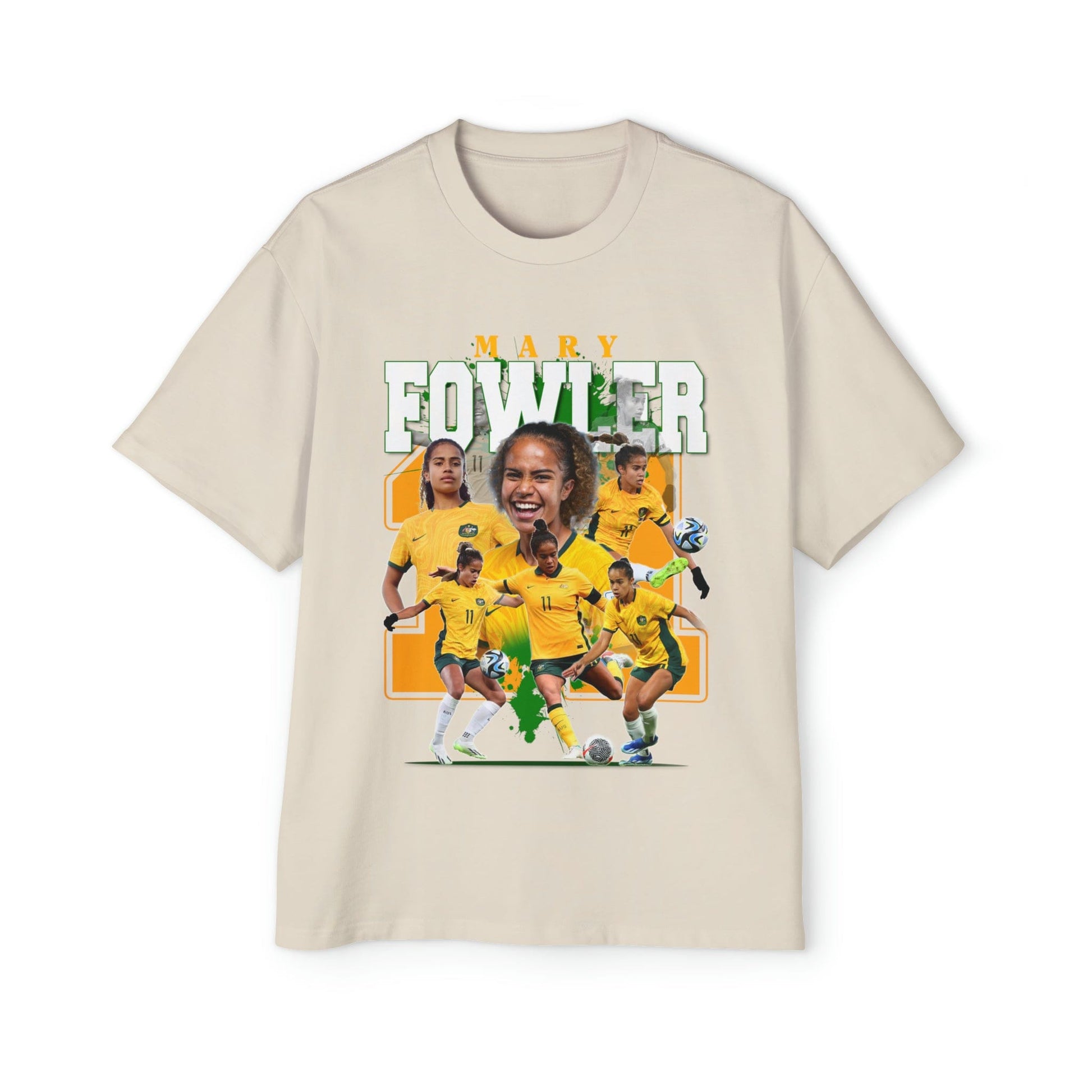 Mary Fowler Matildas Oversized Tee Graphic Tees Australia Graphic T-Shirt Australia -  Cool Graphic T-Shirts Online -  Mary Fowler Matildas Oversized Tee | Matildas Supporters T-Shirts