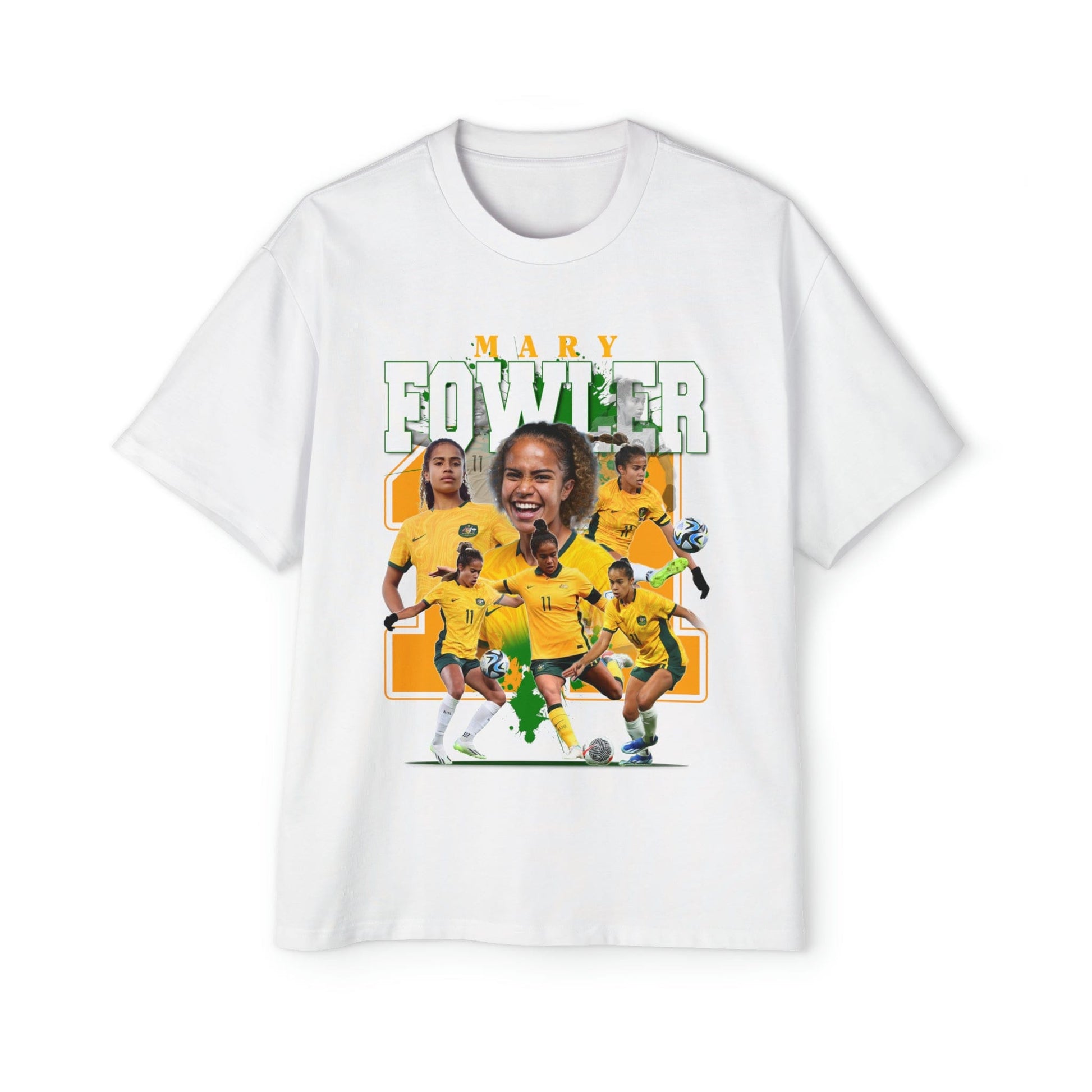 Mary Fowler Matildas Oversized Tee Graphic Tees Australia Graphic T-Shirt Australia -  Cool Graphic T-Shirts Online -  Mary Fowler Matildas Oversized Tee | Matildas Supporters T-Shirts