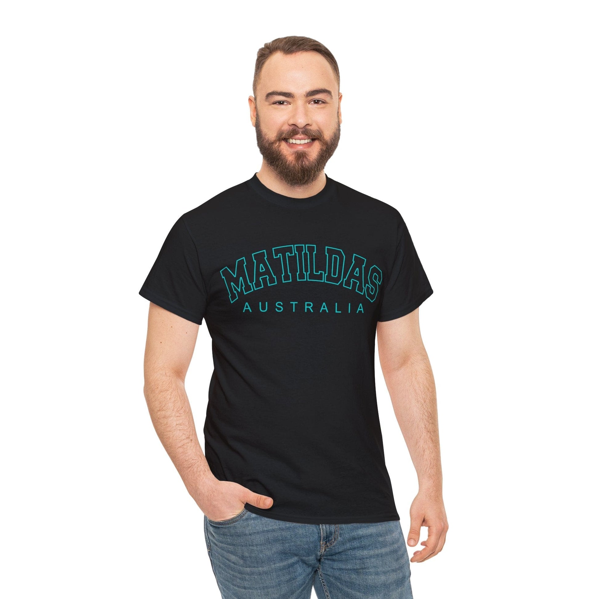 Matildas Arch Graphic Tee Graphic Tees Australia Graphic T-Shirt Australia -  Cool Graphic T-Shirts Online -  Matildas Arch T-Shirt | Matildas Supporters T-Shirts Australia