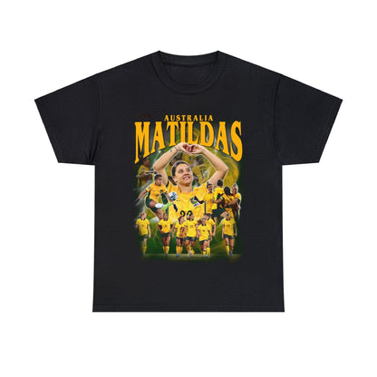 Matildas Supporters Graphic Tee Graphic Tees Australia Black / S Graphic T-Shirt Australia -  Cool Graphic T-Shirts Online -  Matildas Supporters Graphic Tee | Matildas T-Shirt Australia