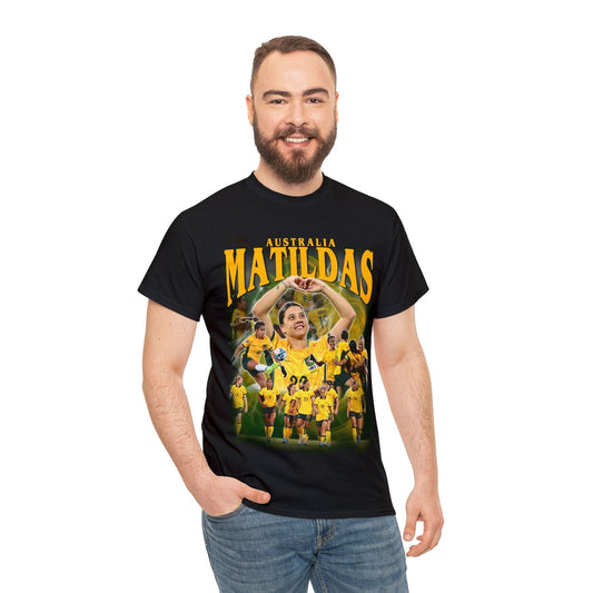 Matildas Supporters Graphic Tee Graphic Tees Australia Graphic T-Shirt Australia -  Cool Graphic T-Shirts Online -  Matildas Supporters Graphic Tee | Matildas T-Shirt Australia