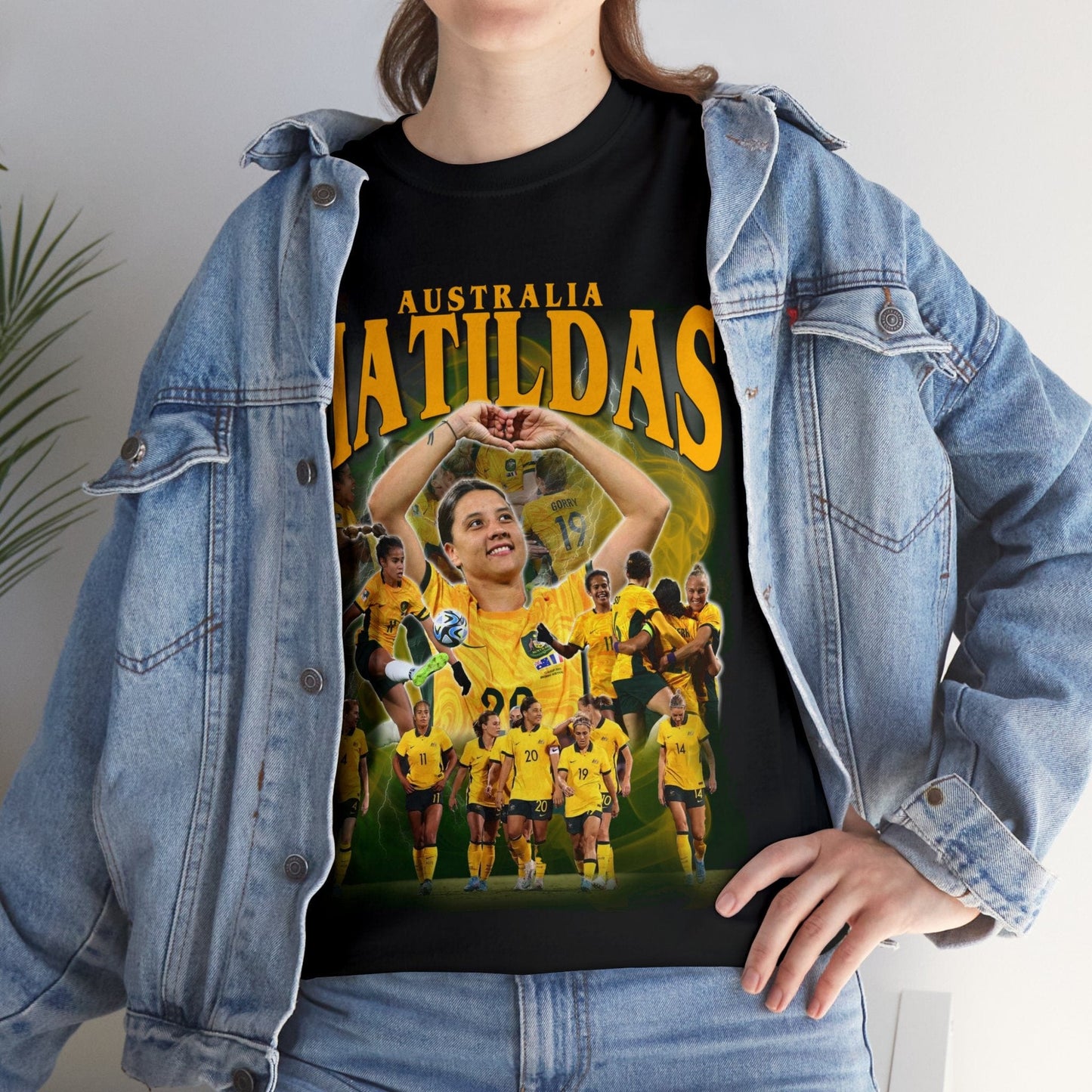 Matildas Supporters Graphic Tee Graphic Tees Australia Graphic T-Shirt Australia -  Cool Graphic T-Shirts Online -  Matildas Supporters Graphic Tee | Matildas T-Shirt Australia