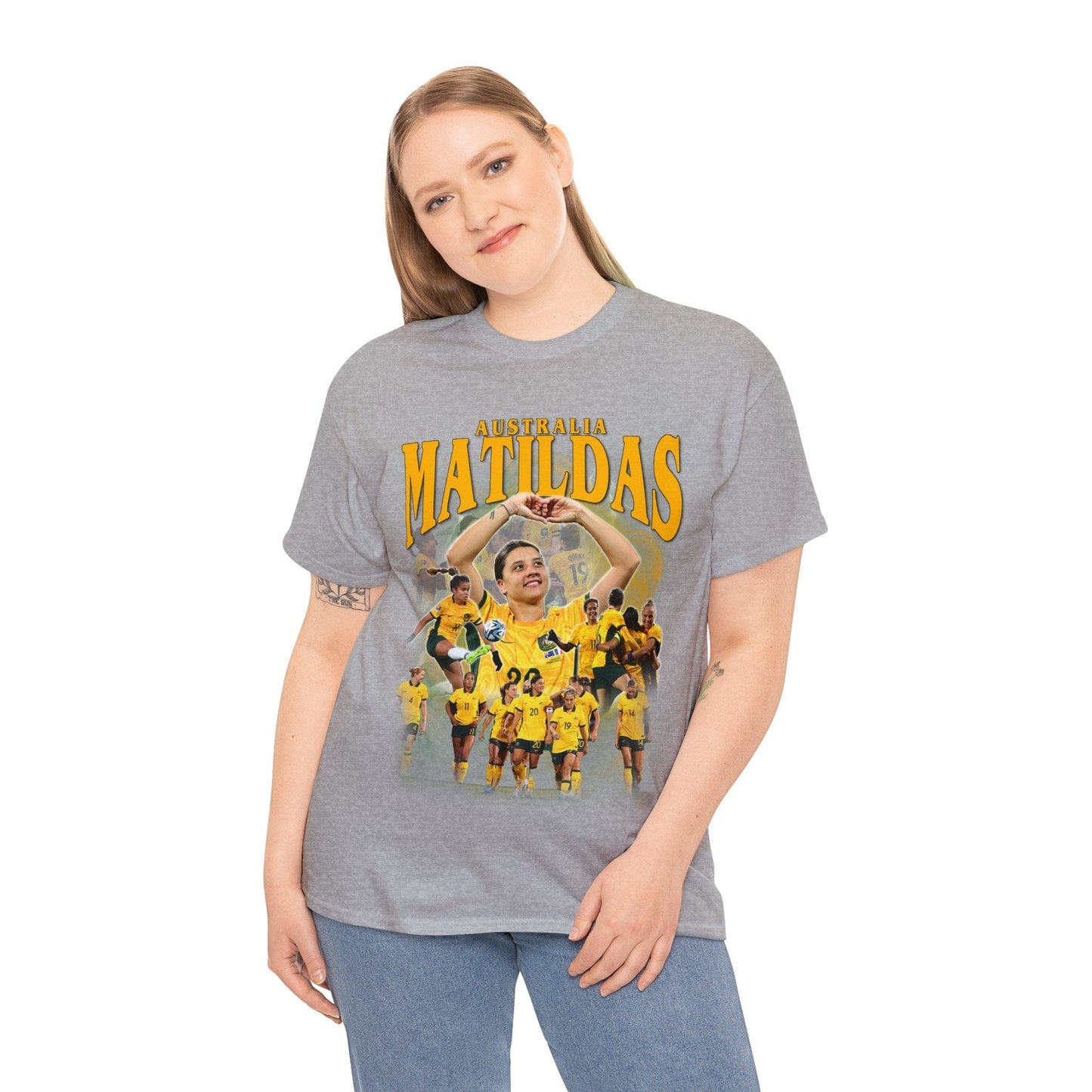 Matildas Supporters Graphic Tee Graphic Tees Australia Graphic T-Shirt Australia -  Cool Graphic T-Shirts Online -  Matildas Supporters Graphic Tee | Matildas T-Shirt Australia