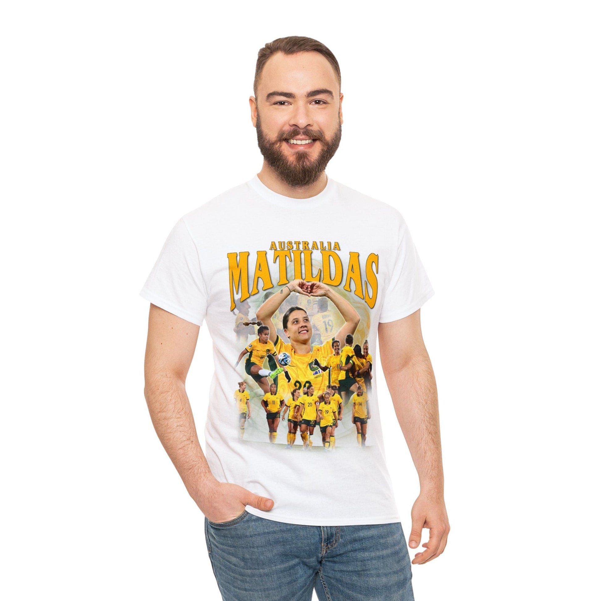 Matildas Supporters Graphic Tee Graphic Tees Australia Graphic T-Shirt Australia -  Cool Graphic T-Shirts Online -  Matildas Supporters Graphic Tee | Matildas T-Shirt Australia