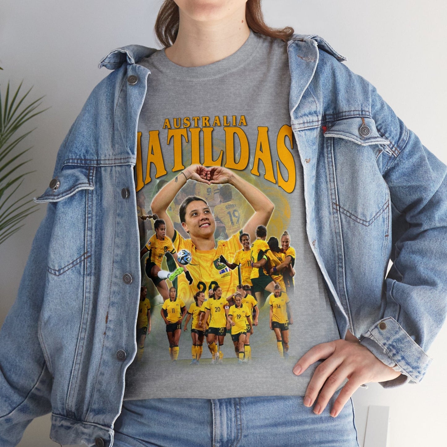 Matildas Supporters Graphic Tee Graphic Tees Australia Graphic T-Shirt Australia -  Cool Graphic T-Shirts Online -  Matildas Supporters Graphic Tee | Matildas T-Shirt Australia