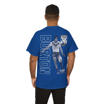 Matt Burton Bulldogs Duo Graphic Tee Graphic Tees Australia Royal / S Graphic T-Shirt Australia -  Cool Graphic T-Shirts Online -  Matt Burton Bulldogs Duo T-Shirt | League Tees Australia