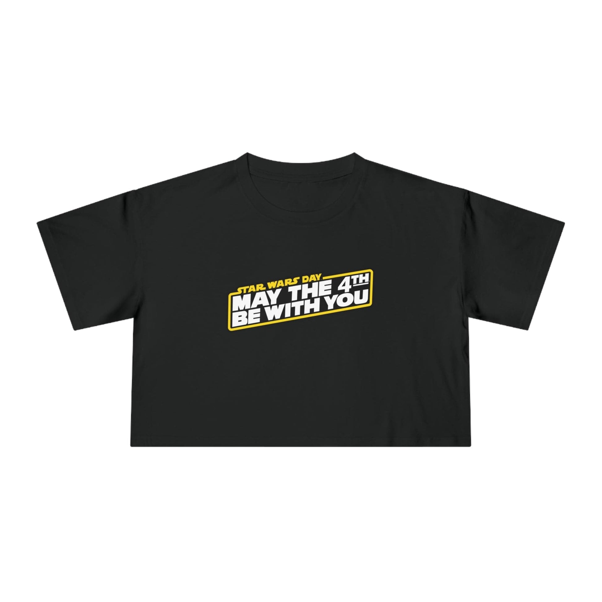 May The 4th Be With You Crop Tee Graphic Tees Australia Graphic T-Shirt Australia -  Cool Graphic T-Shirts Online -  May The 4th Be With You Crop Tee | Star Wars Day T-Shirt