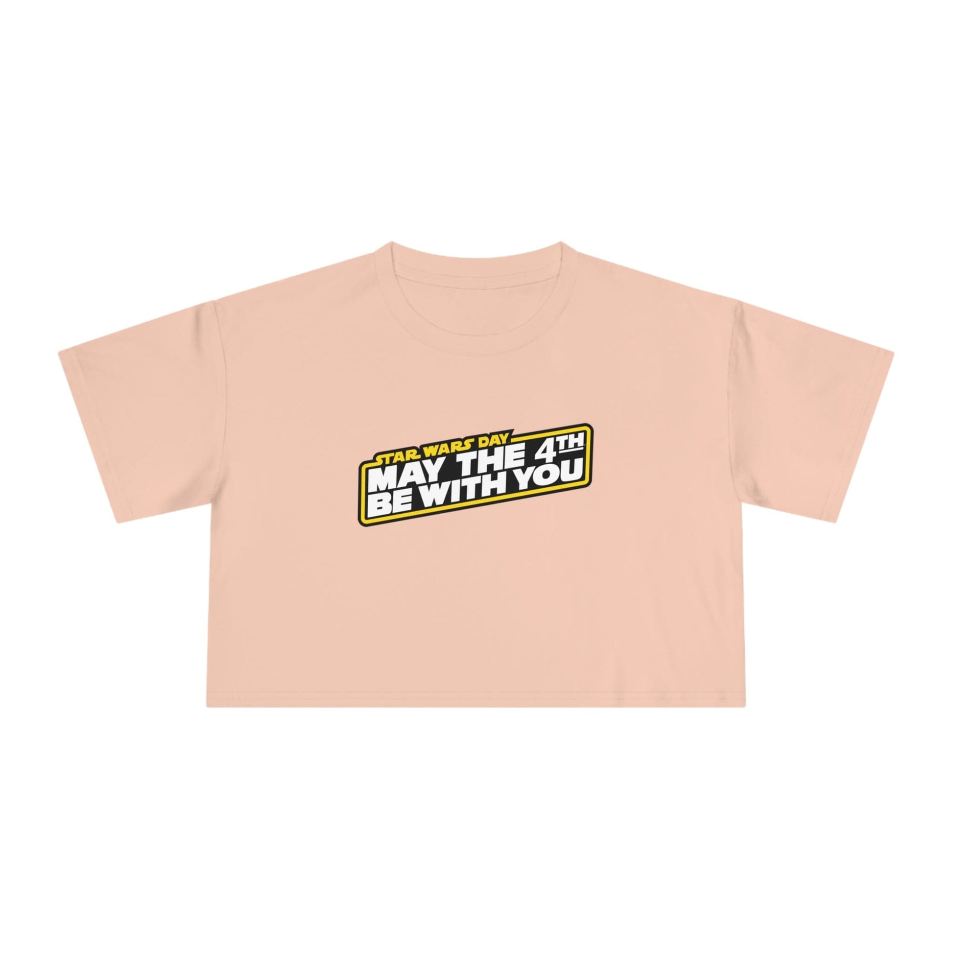 May The 4th Be With You Crop Tee Graphic Tees Australia Graphic T-Shirt Australia -  Cool Graphic T-Shirts Online -  May The 4th Be With You Crop Tee | Star Wars Day T-Shirt