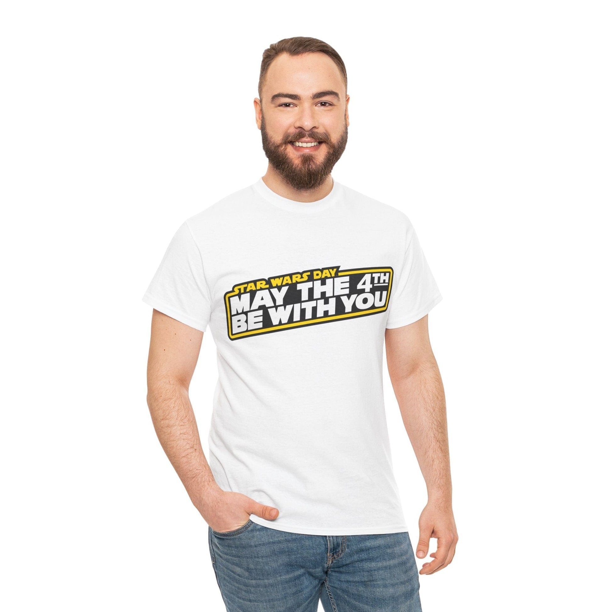 May The 4th Be With You Graphic Tee Graphic Tees Australia Graphic T-Shirt Australia -  Cool Graphic T-Shirts Online -  May The 4th Be With You T-Shirt | Star Wars Day T-Shirt Australia