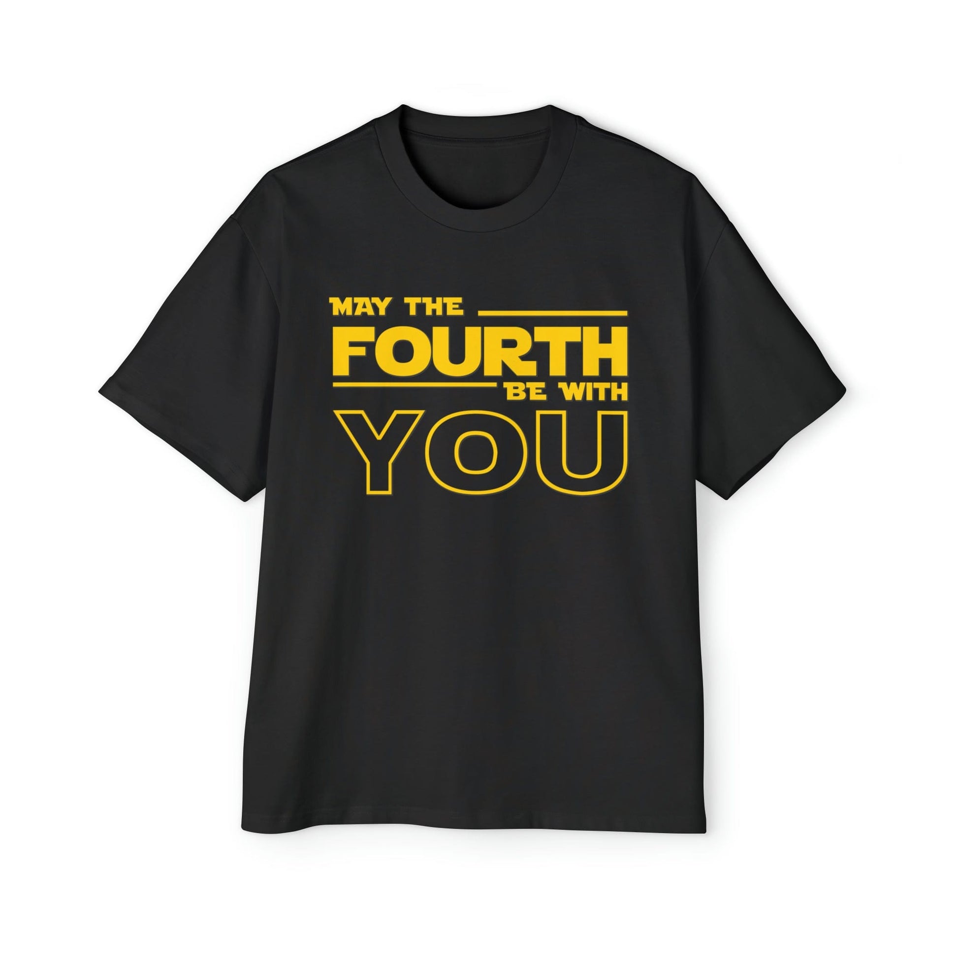 May The Fourth Be With You Oversized Tee Graphic Tees Australia Graphic T-Shirt Australia -  Cool Graphic T-Shirts Online - 