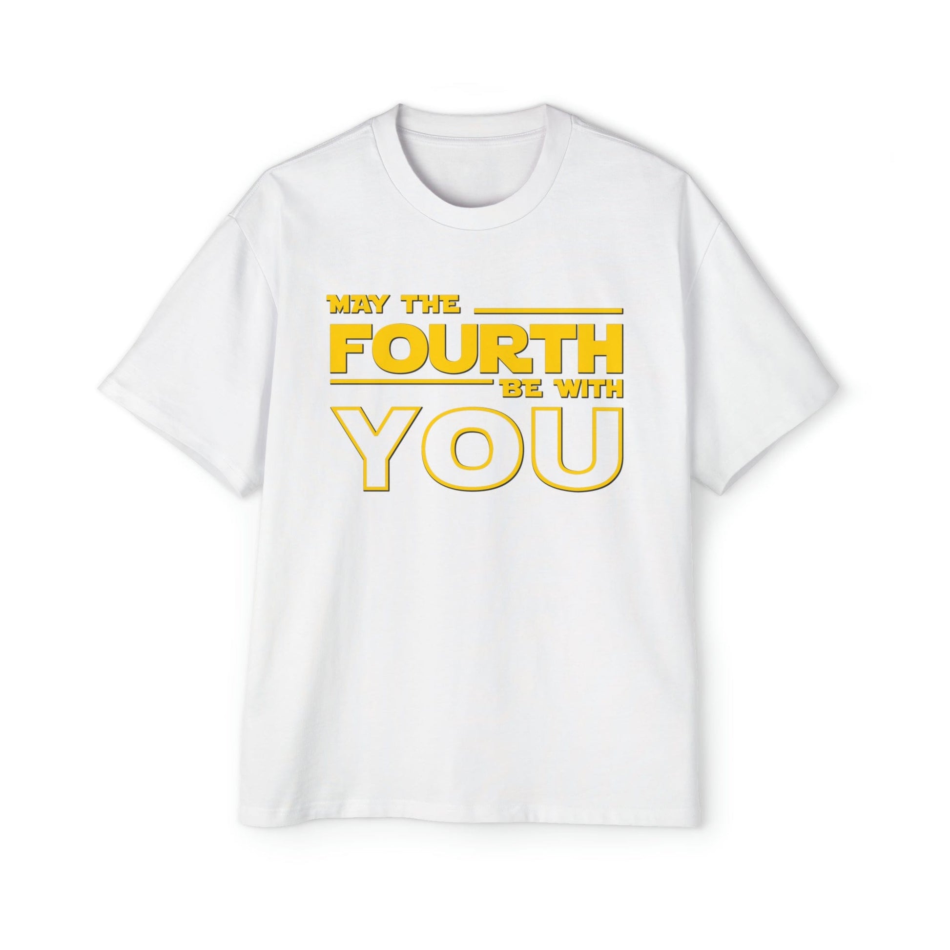 May The Fourth Be With You Oversized Tee Graphic Tees Australia Graphic T-Shirt Australia -  Cool Graphic T-Shirts Online - 