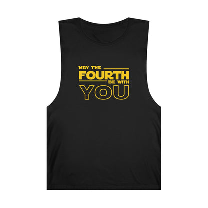 May The Fourth Be With You Tank Top Graphic Tees Australia Graphic T-Shirt Australia -  Cool Graphic T-Shirts Online - 