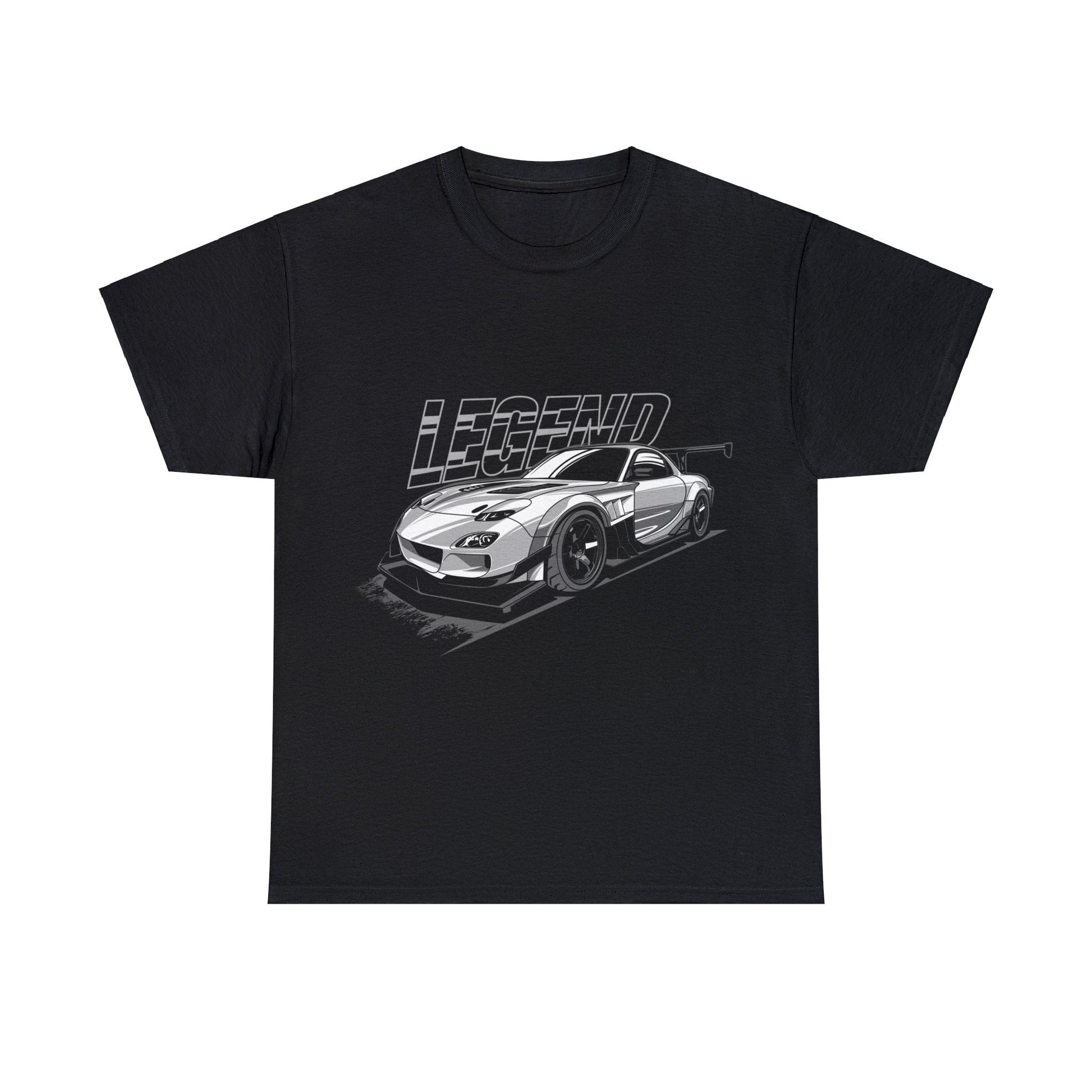 Mazda RX7 Legend JDM Graphic Tee Graphic Tees Australia Black / S Graphic T-Shirt Australia -  Cool Graphic T-Shirts Online - 