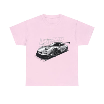 Mazda RX7 Legend JDM Graphic Tee Graphic Tees Australia Light Pink / S Graphic T-Shirt Australia -  Cool Graphic T-Shirts Online - 