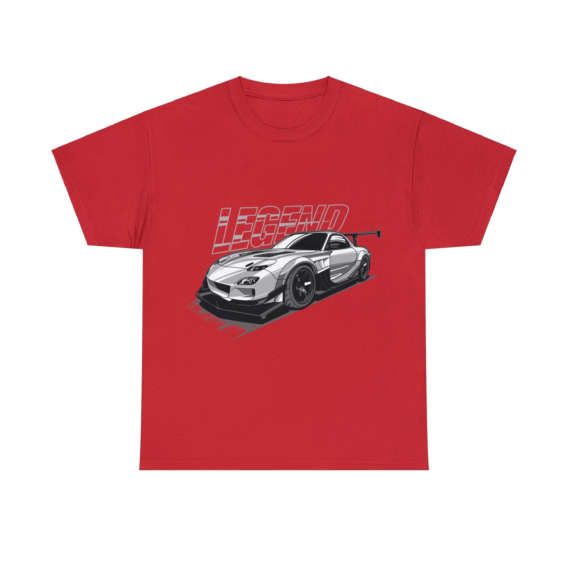 Mazda RX7 Legend JDM Graphic Tee Graphic Tees Australia Red / S Graphic T-Shirt Australia -  Cool Graphic T-Shirts Online - 