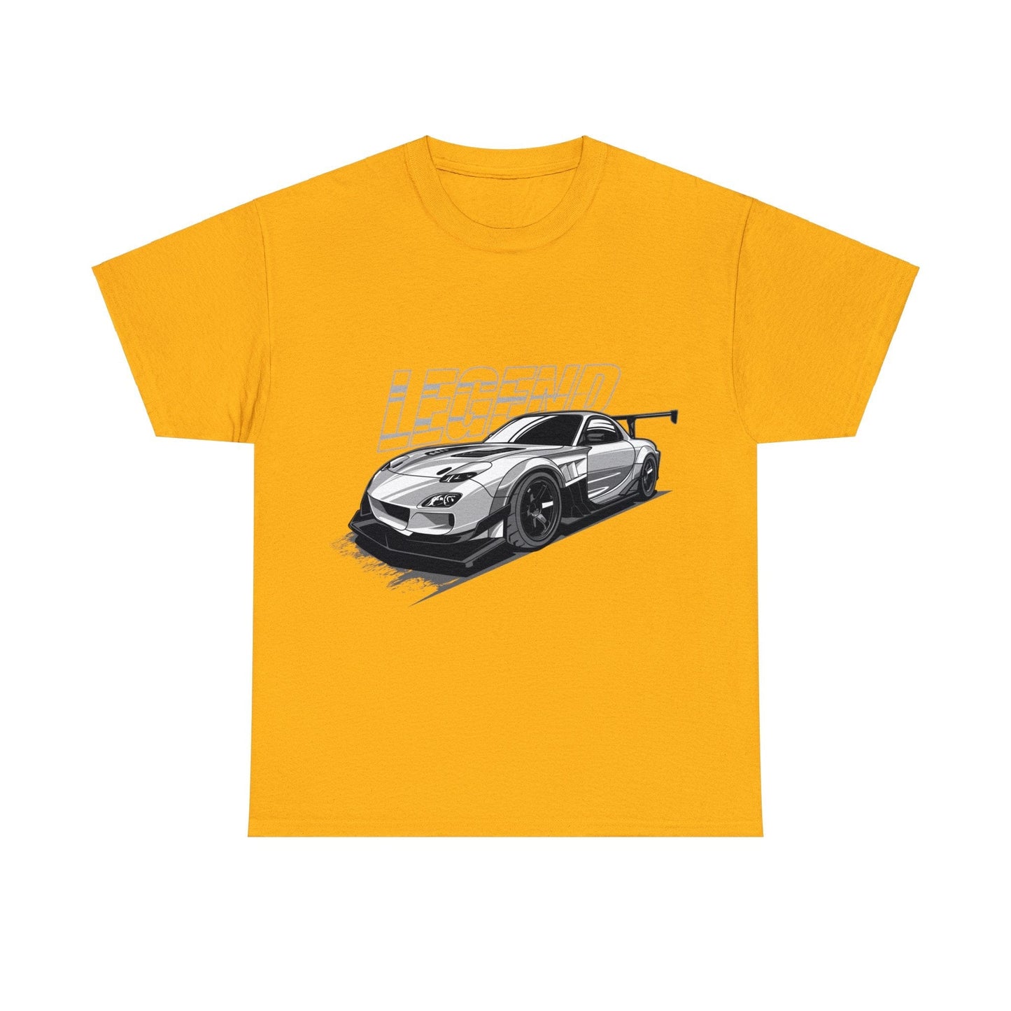 Mazda RX7 Legend JDM Graphic Tee Graphic Tees Australia Gold / S Graphic T-Shirt Australia -  Cool Graphic T-Shirts Online - 