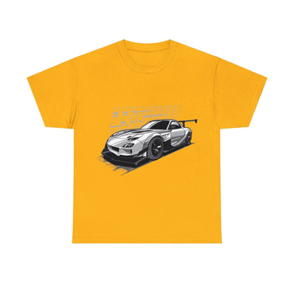 Mazda RX7 Legend JDM Graphic Tee Graphic Tees Australia Gold / S Graphic T-Shirt Australia -  Cool Graphic T-Shirts Online - 