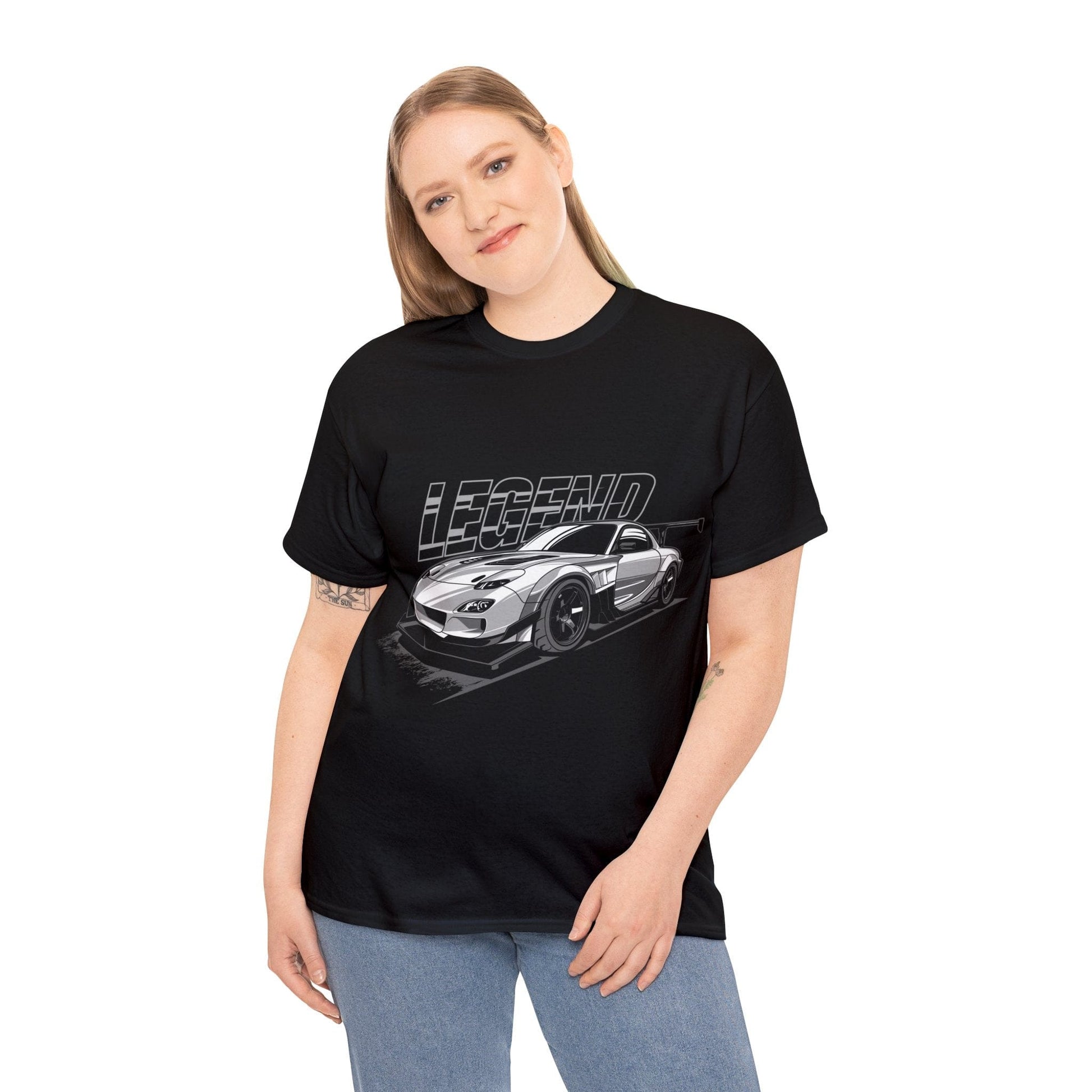 Mazda RX7 Legend JDM Graphic Tee Graphic Tees Australia Graphic T-Shirt Australia -  Cool Graphic T-Shirts Online - 