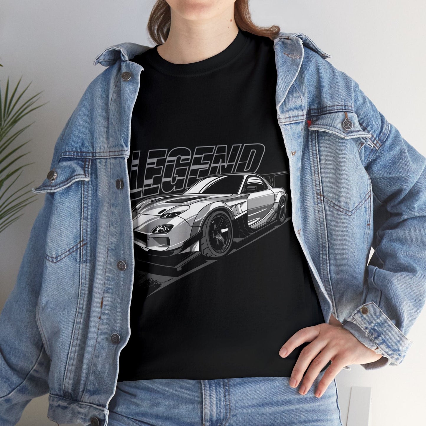 Mazda RX7 Legend JDM Graphic Tee Graphic Tees Australia Graphic T-Shirt Australia -  Cool Graphic T-Shirts Online - 